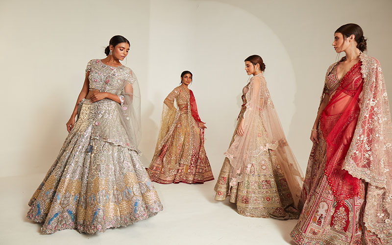 Label Anjalee & Arjun Kapoor an opulent bridal wear that resonates with the Victorian era